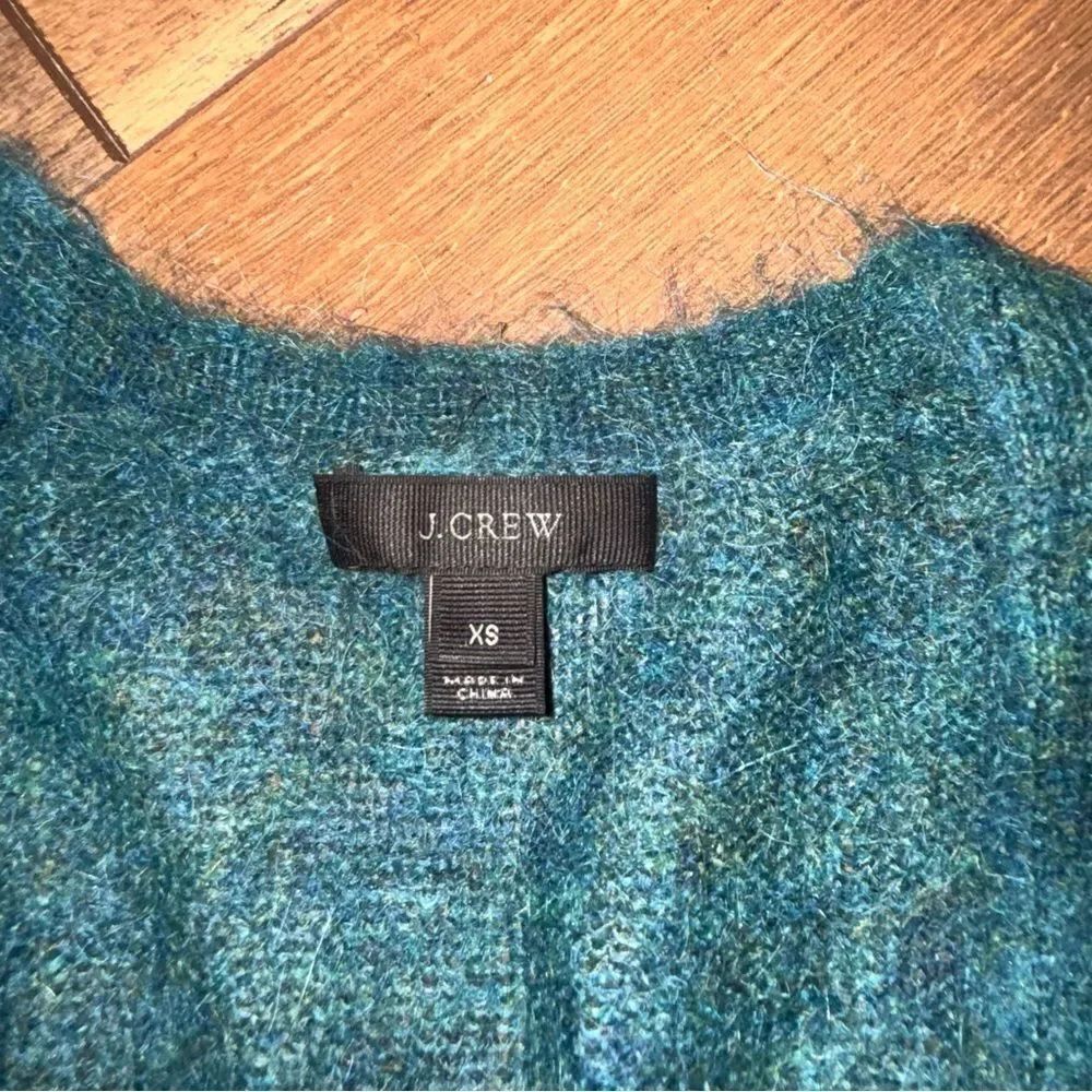 J. Crew Blue-Green Knit Sweater - Picture 3 of 7